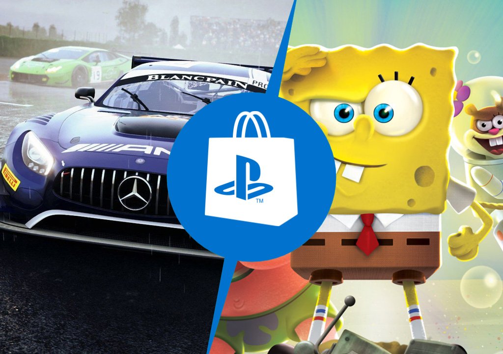 PlayStation Store: Assetto Corsa Competizione and SpongeBob SquarePants