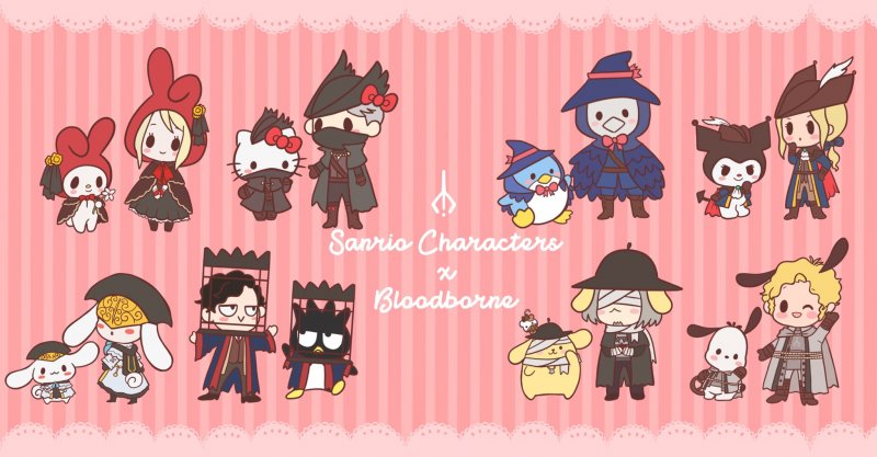 Bloodborne Hello Kitty Sanrio 1 Bloodborne Hello Kitty Sanrio 1