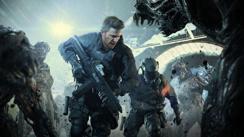 Chris Redfield Blue Umbrella Chris Redfield Blue Umbrella