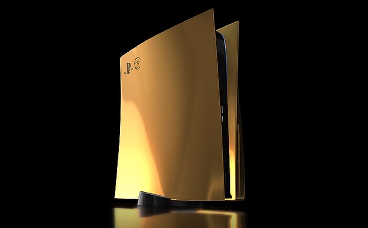 PS5, the 24-karat gold version of thousands of euros arrives