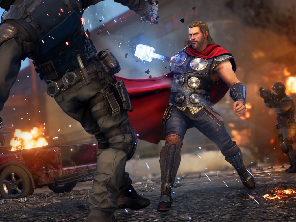 Marvel's Avengers: new images show Thor and Iron-Man in action