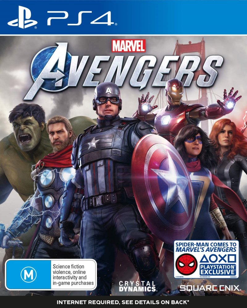 Marvels Avengers Cover Ps4 Spider Man