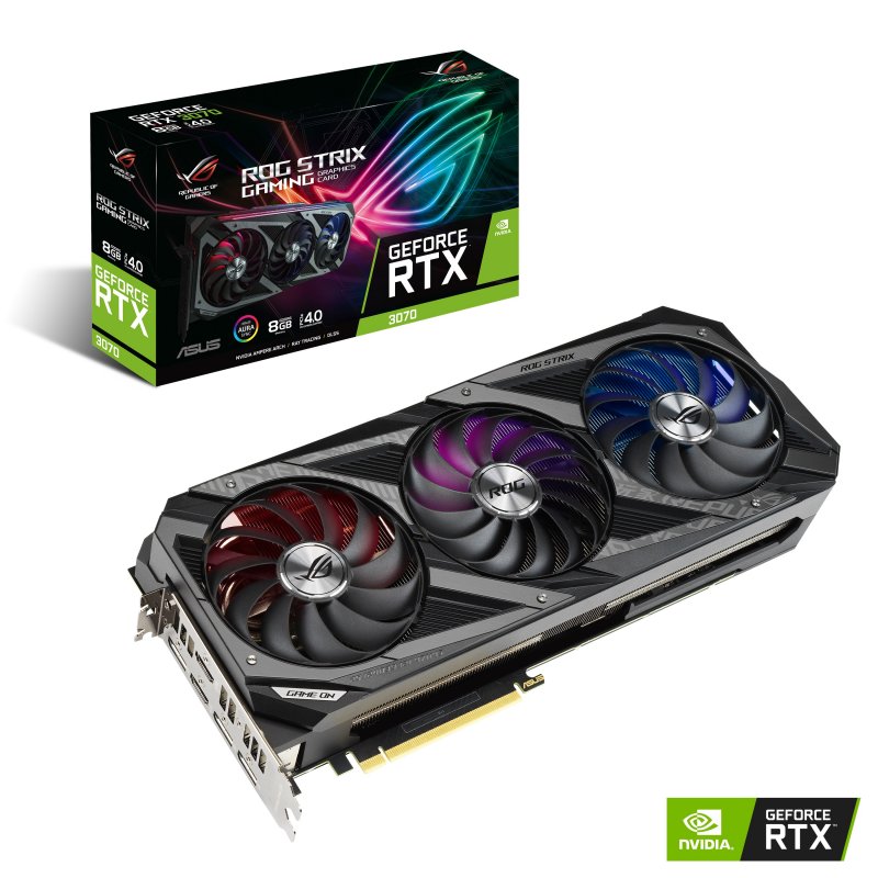 Rog Strix Rtx3070 8G Gaming Boxvgalogo