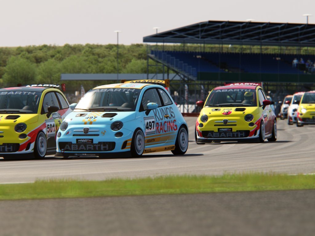 Abarth Virtual Racing League: the results of Race 6 on Assetto Corsa