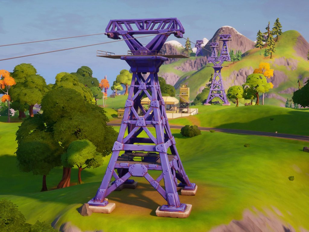 Fortnite, uses a Zipline from Corso Commercio to Foschi Fumaioli