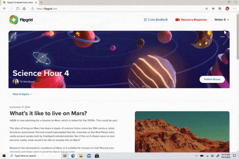 Microsoft Edge Screenshot 1