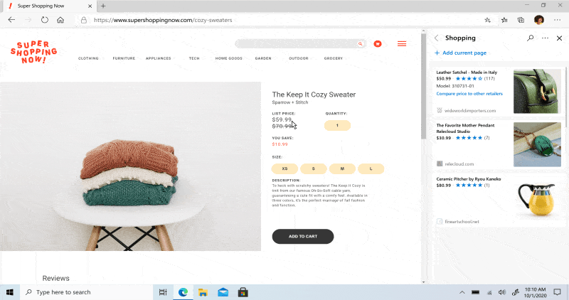 Microsoft Edge Screenshot 2