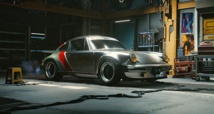 Порше 911 киберпанк 2077