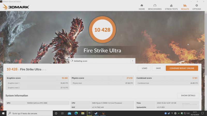 3Dmark Firestrike Ultra Risultati 3Dmark Firestrike Ultra Risultati