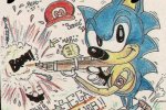 Sonic nazista ammazza l'italiano Mario in un vecchio numero di Sega Power - Notizia