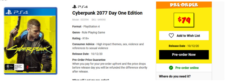 Prezzo Giochi Ps4 Australia