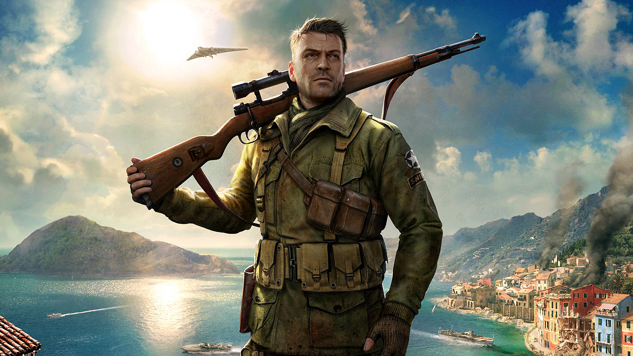 Karl Fairburne in un artwork di Sniper Elite 4