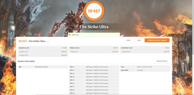Radeon Rx 6800 Fire Strike Ultra Radeon Rx 6800 Fire Strike Ultra