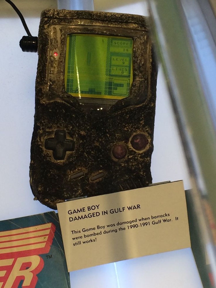 Il Game Boy in esposizione