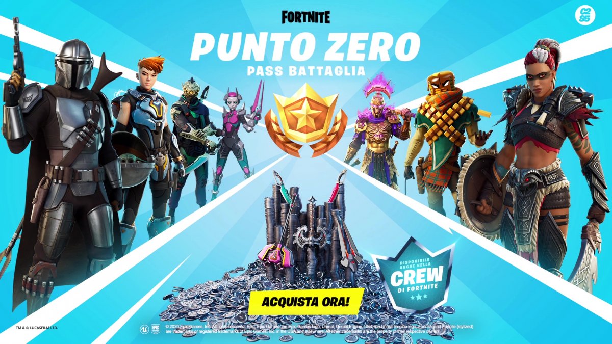 Crew di Fortnite  Abbonamento mensile - Fortnite