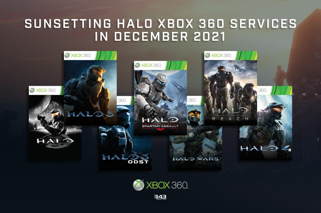 Halo: Online support for Xbox 360 chapters will be closed in 2021