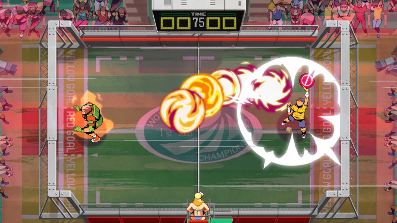 Windjammers 2, un tiro speciale infuocato Windjammers 2, un tiro speciale infuocato