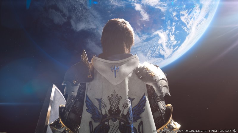Final Fantasy XIV: Endwalker, una scena della cinematica introduttiva Final Fantasy XIV: Endwalker, una scena della cinematica introduttiva