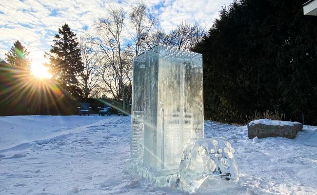 in Canada they have created an impressive ice console – Nerd4.life