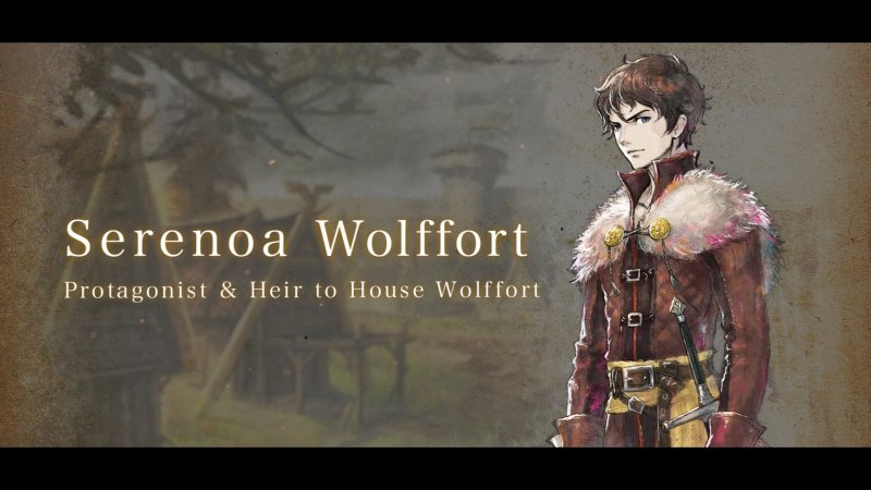 Serenoa è il personaggio che controlleremo in Triangle Strategy, nonché un formidabile spadaccino