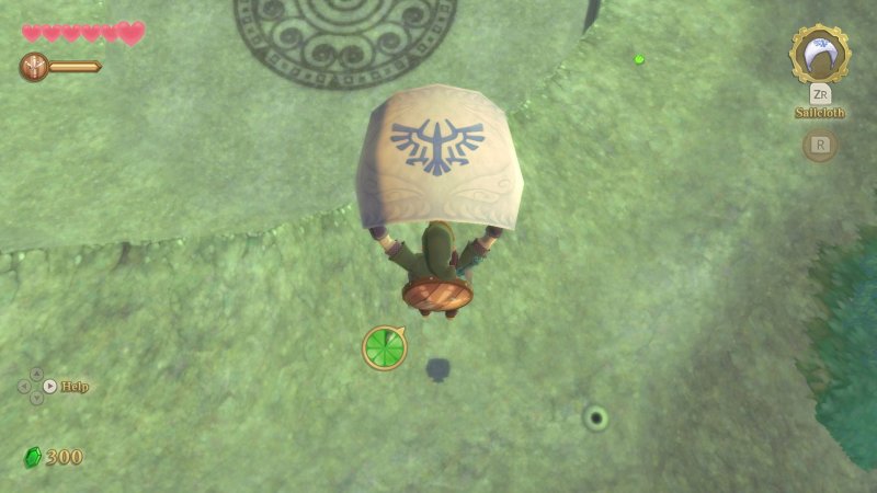The Legend of Zelda: Skyward Sword HD, il mantello con cui Link atterra, antenato della paravela di Breath of the Wild. The Legend of Zelda: Skyward Sword HD, il mantello con cui Link atterra, antenato della paravela di Breath of the Wild.