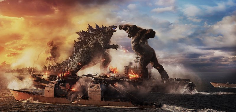 Godzilla Vs. Kong, l'artwork ufficiale del film. Godzilla Vs. Kong, l'artwork ufficiale del film.