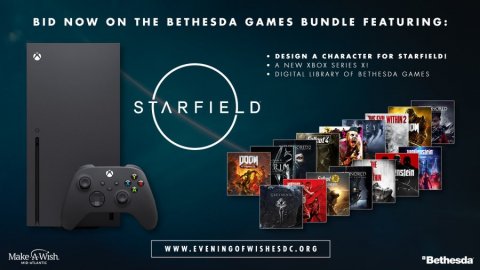 Starfield: A charity initiative allows you to draw a character and win an Xbox