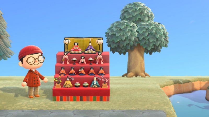 Uno degli oggetti dedicati al festival Hinamatsuri