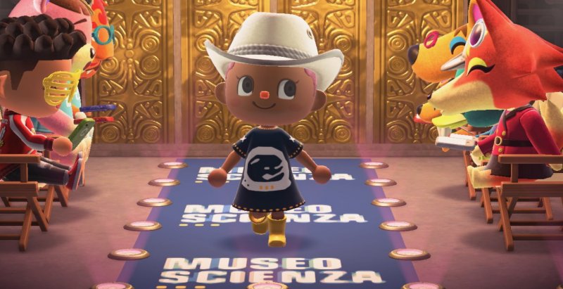 Uno dei modelli di Animal Crossing disegnato dal museo milanese.