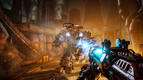 Necromunda: Hired Gun, video shows us the relationship between the protagonist and his dog