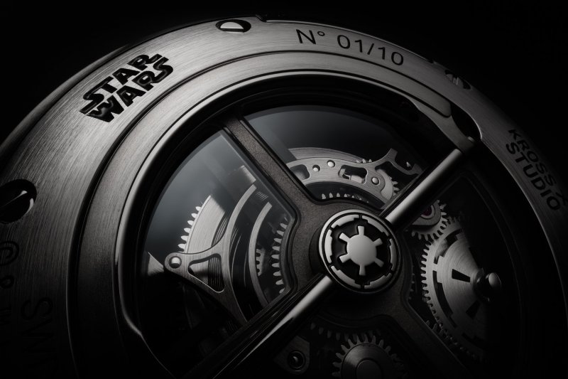 L'orologio di Star Wars: dettaglio L'orologio di Star Wars: dettaglio
