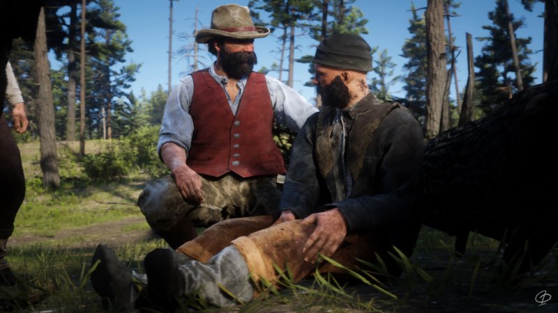 Red Dead Redemption 2, screenshot of the game