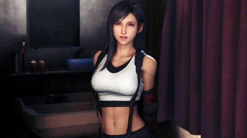 Final Fantasy 7: a cosplay of Tifa from aleahime with short hair