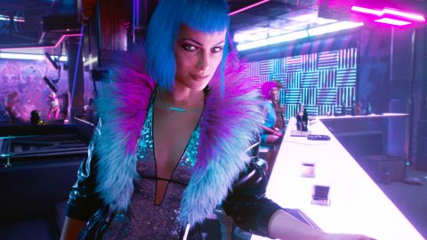 Cyberpunk 2077, the Evelyn cosplay by Lada Lyumos is pure glamor