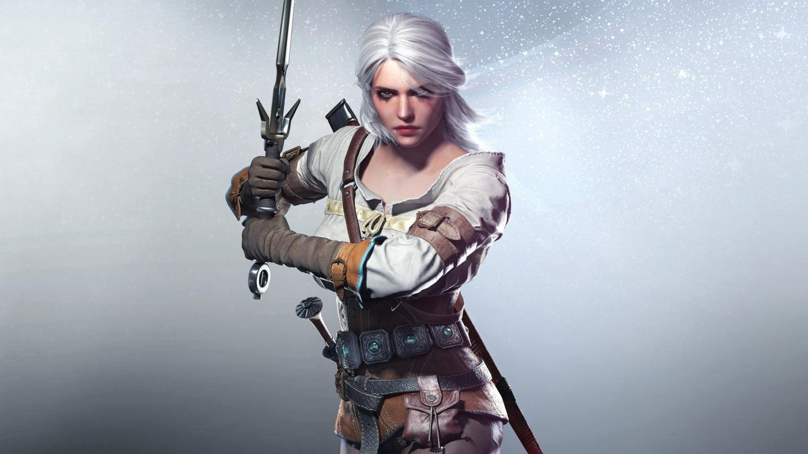 Ciri in un artwork di The Witcher 3: Wild Hunt