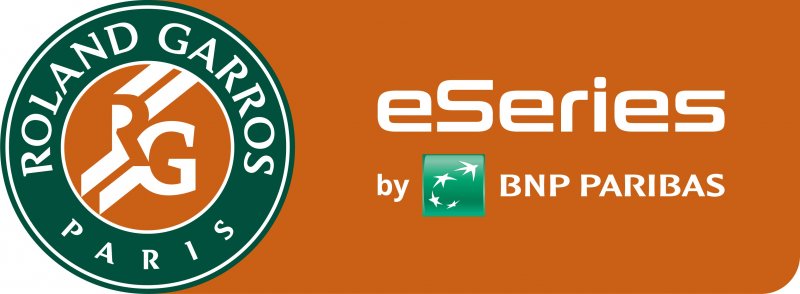 Il logo del Roland-Garros eSeries by BNP Paribas.