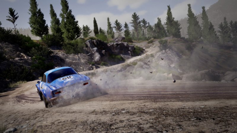 WRC 10, una spettacolare derapata