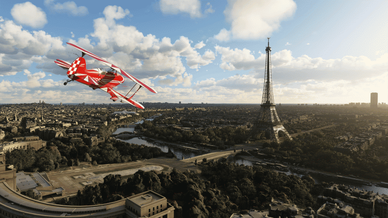 Microsoft Flight Simulator si è recentemente aggiornato con un update su Francia, Olanda e Belgio