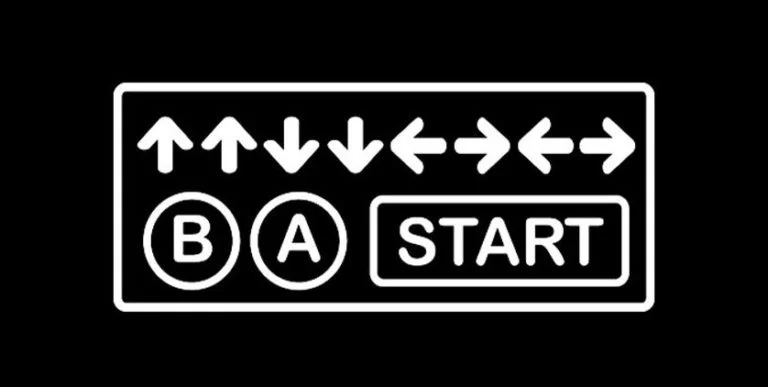 Il celebre Konami Code.