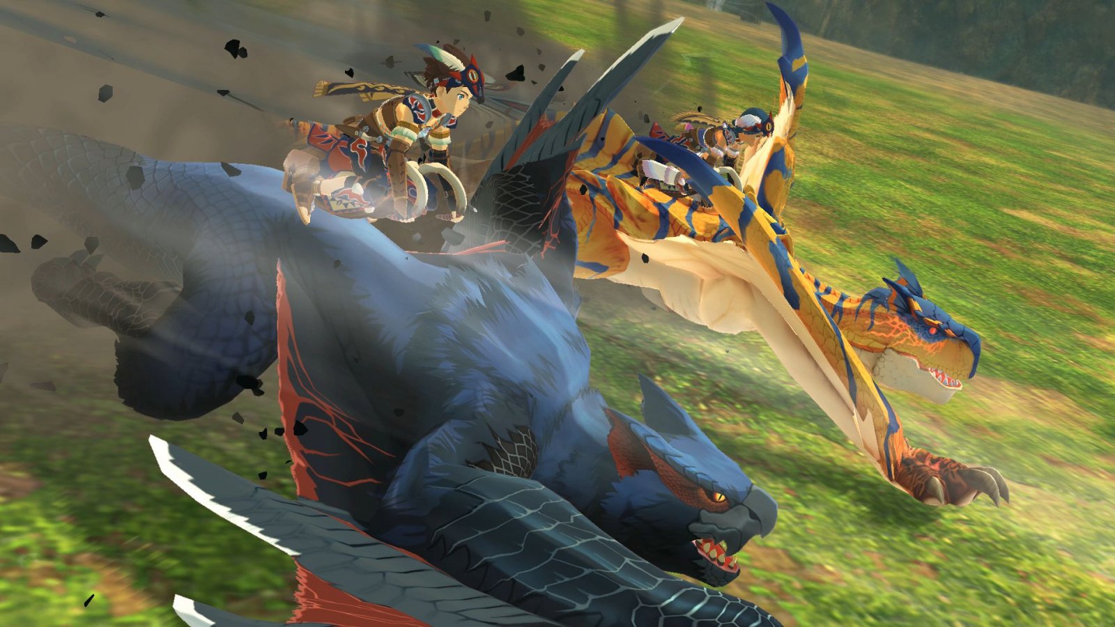 Una gara tra Nargacuga e Tigrex