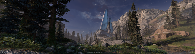 Halo Infinite consentirà di esplorare Zeta Halo in super ultrawide
