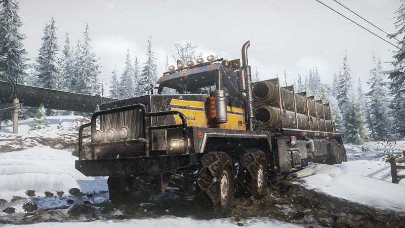 SnowRunner, one of the vehicles we will be able to drive in the campaign
