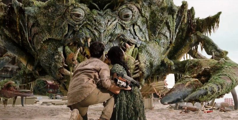 Love and Monsters: uno dei mostri in CGI.