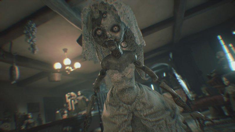 Resident Evil Village, una delle spaventose bambole di Donna Beneviento Resident Evil Village, una delle spaventose bambole di Donna Beneviento