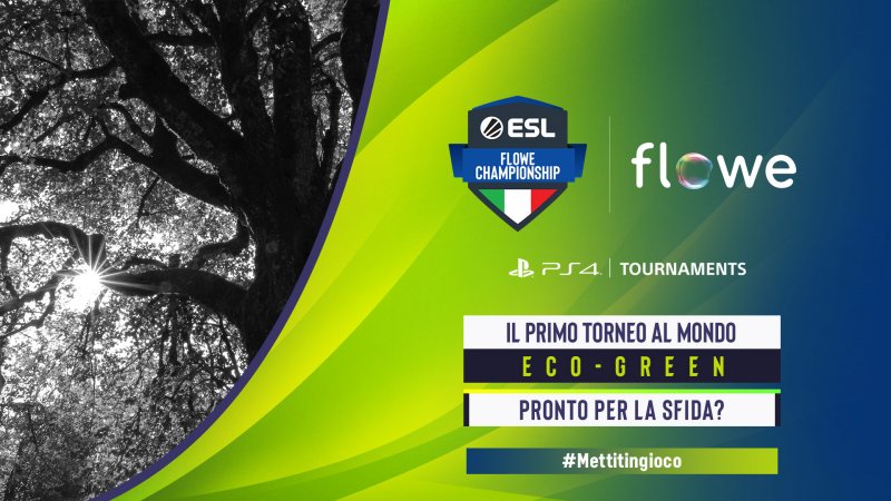 Il logo del progeto ESL Flowe Championship.