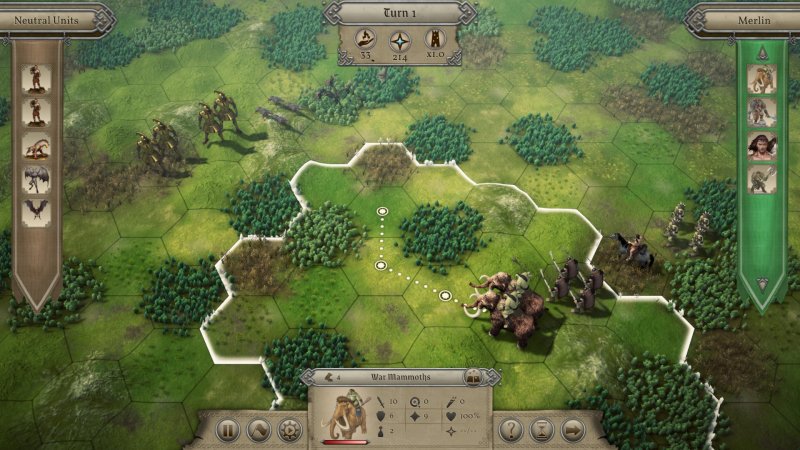 Per il remake si sono scelte delle caselle esagonali al posto di quelle quadrate dell'originale