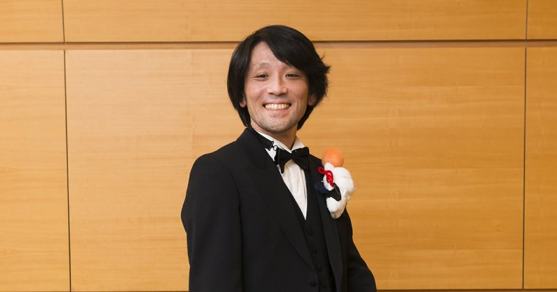 Il compositore Masayoshi Soken. Il compositore Masayoshi Soken.