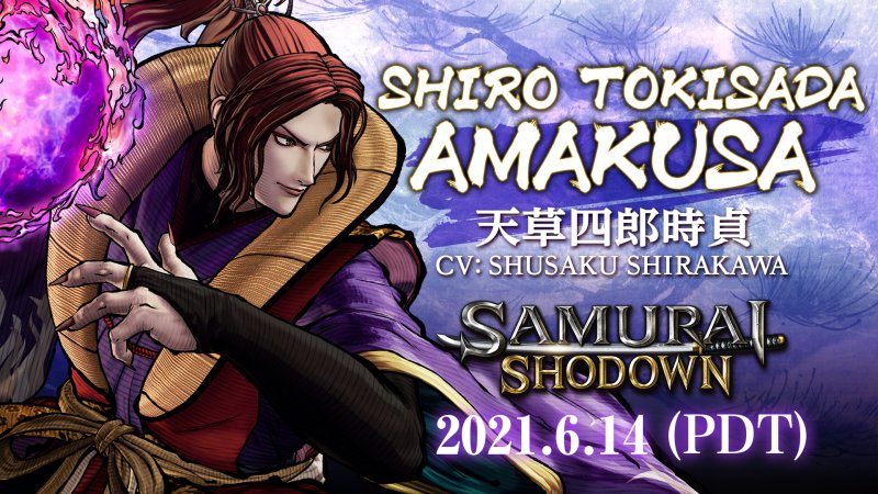 Shiro Tokisada Amakusa entra a far parte del roster di Samurai Shodown a giugno Shiro Tokisada Amakusa entra a far parte del roster di Samurai Shodown a giugno