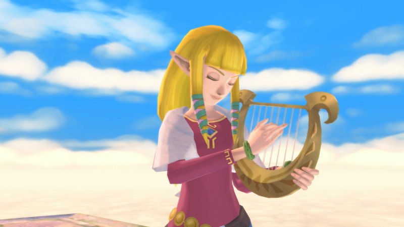 Zelda in Skyward Sword, suona la lira ed è l'incarnazione della Dea Hylia Zelda in Skyward Sword, suona la lira ed è l'incarnazione della Dea Hylia