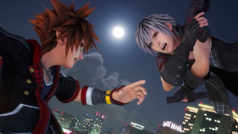 Sora e Yozora in Kingdom Hearts 3 Re:Mind Sora e Yozora in Kingdom Hearts 3 Re:Mind